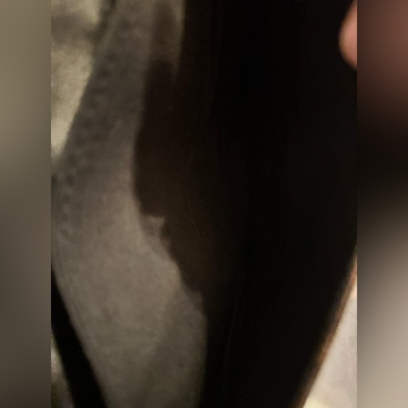 Liz Claiborne Elegant Brown Leather Bag 11x7in - Picture 11 of 13